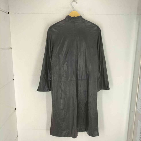 Louis Feraud lamb leather ラムナッパレザーコート レディース