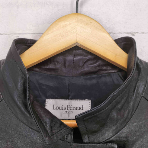Louis Feraud lamb leather ラムナッパレザーコート レディース