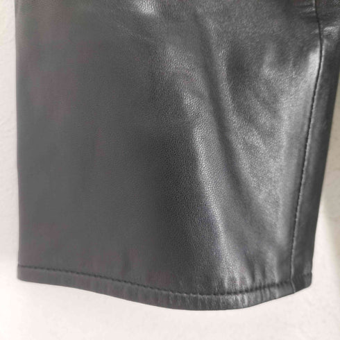 Louis Feraud lamb leather ラムナッパレザーコート レディース