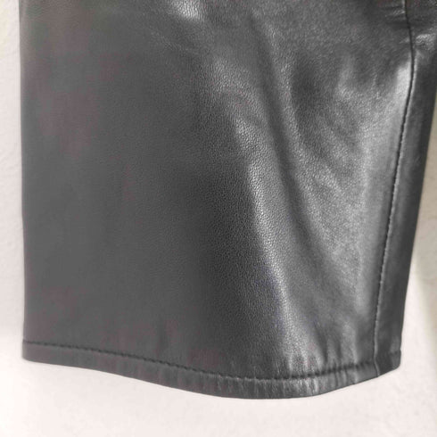 Louis Feraud lamb leather ラムナッパレザーコート レディース