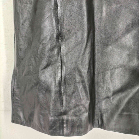 Louis Feraud lamb leather ラムナッパレザーコート レディース