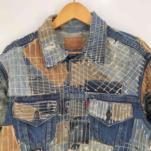 ガイジンメイド GAIJIN MADE CUSTOM MADE BY GAIJIN LEVIS 刺し子 パッチワーク デニムジャケット 襤褸 メンズ