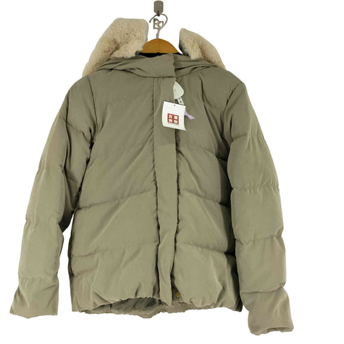 アデイインザライフユナイテッドアローズ A day in the life UNITED ARROWS フェイクファーフード ダウンジャケット レディース JPN:L