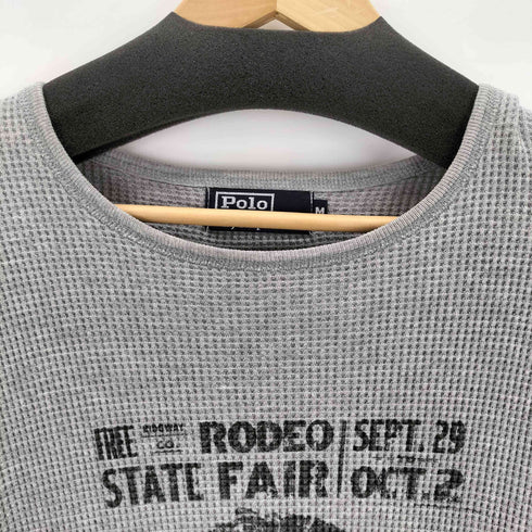 ポロバイラルフローレン Polo by RALPH LAUREN プリントサーマルL/Sカットソー メンズ import:M