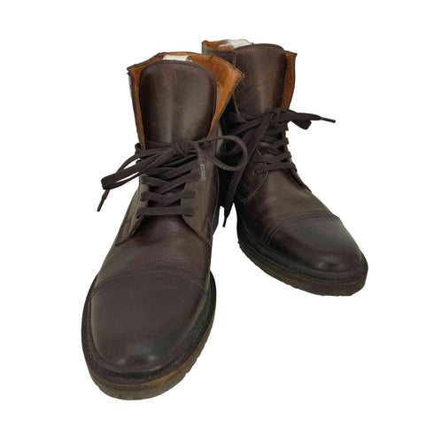 ザラマン ZARA MAN レザー レースアップ ショートブーツ メンズ EUR:40