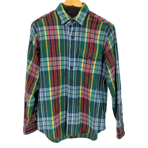ポロバイラルフローレン Polo by RALPH LAUREN CLASSIC FIT ワンポケットL/Sチェックネルシャツ メンズ JPN:S