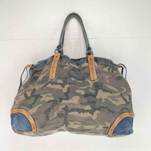 タフジーンズスミス TOUGH Jeansmith Y2K 迷彩柄 デニム切替トートバッグ メンズ