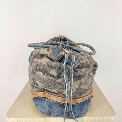 タフジーンズスミス TOUGH Jeansmith Y2K 迷彩柄 デニム切替トートバッグ メンズ