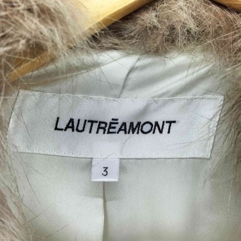 ロートレアモン LAUTREAMONT rabbitfur アンゴラ&ウール ラビットファー マキシコート レディース 3