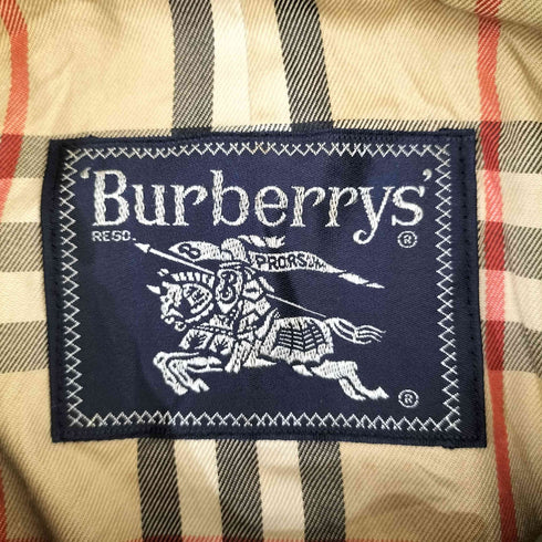 バーバリーズ BURBERRYS 90S 裏地ノバチェック 玉蟲 ステンカラーコート メンズ