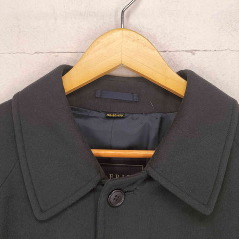 SEIG FRIED cashmere カシミヤ混 比翼ステンカラーコート メンズ 170