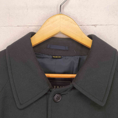 SEIG FRIED cashmere カシミヤ混 比翼ステンカラーコート メンズ 170