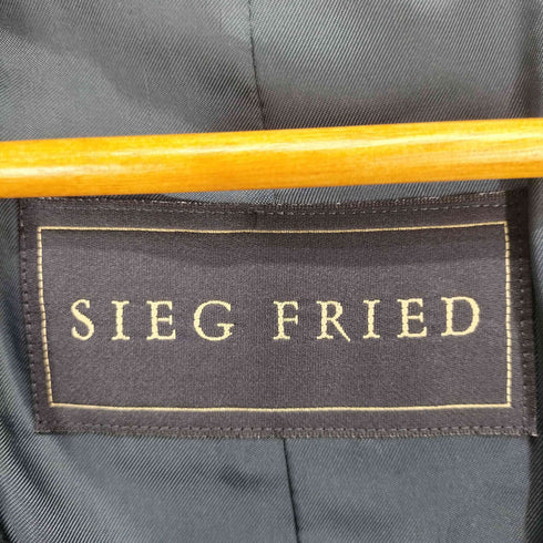 SEIG FRIED cashmere カシミヤ混 比翼ステンカラーコート メンズ 170