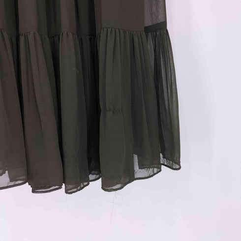 ダブルスタンダードクロージング DOUBLE STANDARD CLOTHING sov. シフォンマキシ丈ギャザースカート レディース JPN:36