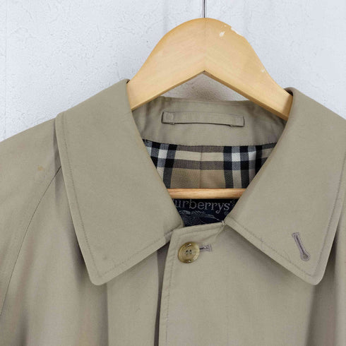 バーバリーズ BURBERRYS 80S イングランド製 裏地ノバチェック ステンカラーコート メンズ