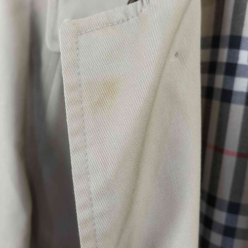 バーバリーズ BURBERRYS 80S イングランド製 裏地ノバチェック ステンカラーコート メンズ