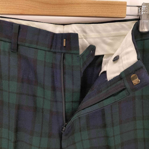 IVY LEAGUE ブラックウォッチ チェックスラックス メンズ