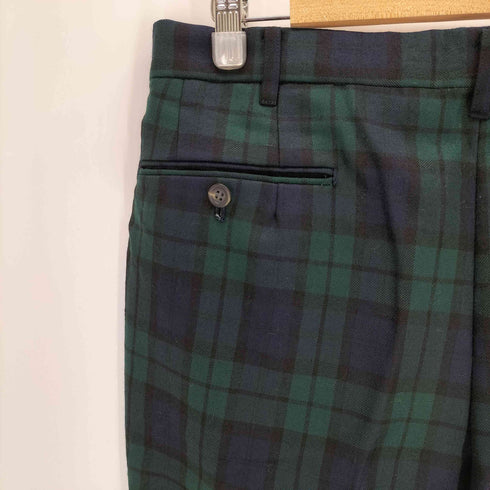 IVY LEAGUE ブラックウォッチ チェックスラックス メンズ