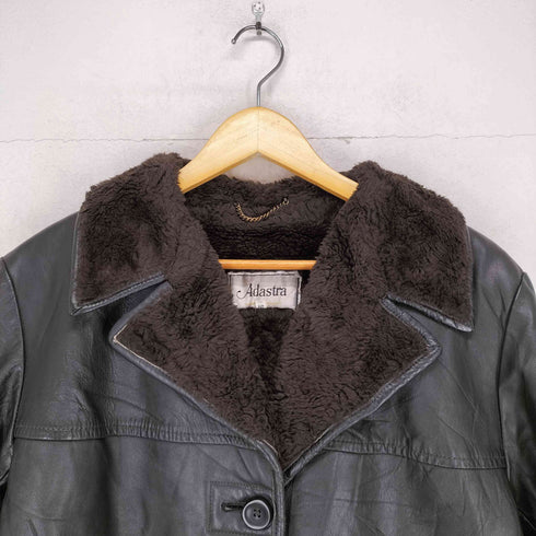 ADASTRA real leather 裏ボア レザーハーフコート レディース 16