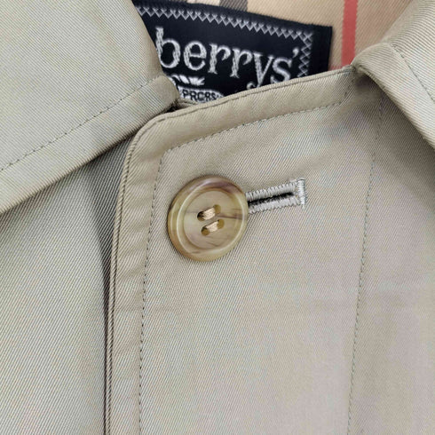 バーバリーズ BURBERRYS 90S 裏地ノバチェック ステンカラーコート メンズ