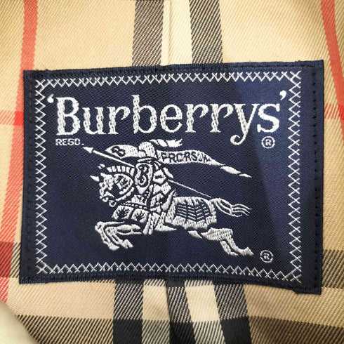 バーバリーズ BURBERRYS 90S 裏地ノバチェック ステンカラーコート メンズ