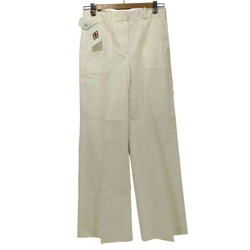 セオリー theory STRETCH CANVAS WIDE PANT ベイカーパンツ型 スラックス レディース JPN:0