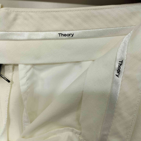 セオリー theory STRETCH CANVAS WIDE PANT ベイカーパンツ型 スラックス レディース JPN:0