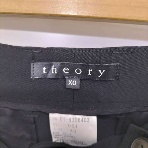 セオリー theory ワンタック テーパード スラックス レディース XO
