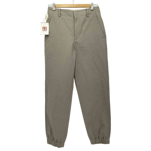 エブール ebure ボタニカルコットンリネン トラックパンツ レディース JPN:36