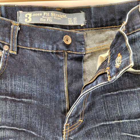 ザラ ZARA アタリ加工 ウォッシュデニム メンズ US:30-31