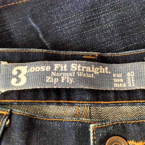ザラ ZARA アタリ加工 ウォッシュデニム メンズ US:30-31