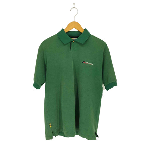 トミーヒルフィガー TOMMY HILFIGER HILFIGER ATHLETICS 刺繍ロゴ ポロシャツ メンズ import:M