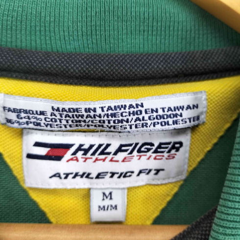 トミーヒルフィガー TOMMY HILFIGER HILFIGER ATHLETICS 刺繍ロゴ ポロシャツ メンズ import:M