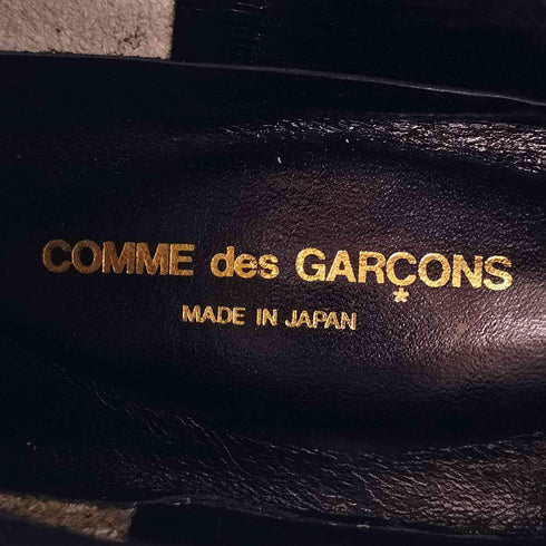 コムデギャルソン COMME des GARCONS 10aw Inside decoration インサイドデコレーション シルバー サイドゴアブーツ レディース 23 1/2