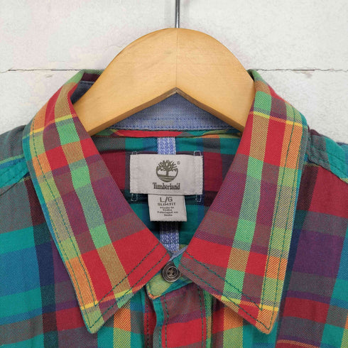 ティンバーランド Timberland サマーフランネルシャツ メンズ L