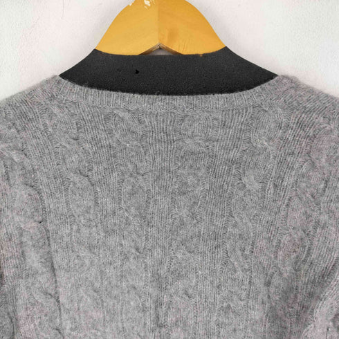 ポロラルフローレン POLO RALPH LAUREN カシミヤ混スモールポニー刺繍ケーブルニット レディース import:XS