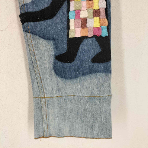 ネネット Ne-net 精霊 パッチワーク デニムパンツ メンズ 2