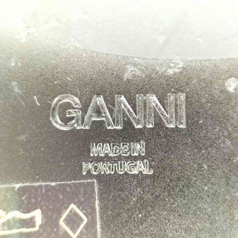 ガニー Ganni MID SHAFT EMBROIDERED BOOT レディース JPN:38