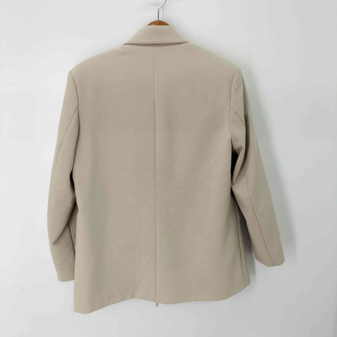 ザラ ZARA ピークドラペル ダブルブレスト テーラードジャケット レディース import:M