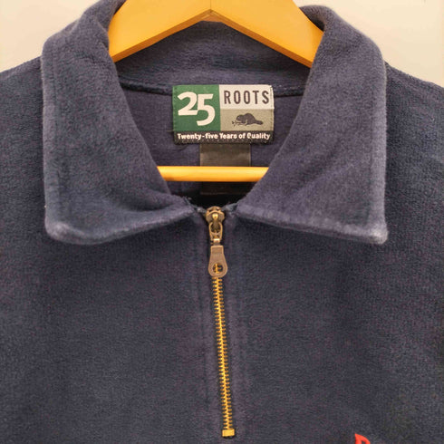 ルーツ Roots ロゴ刺繍 ハーフジップ プルオーバー スウェット メンズ