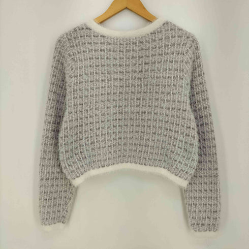 イング INGNI 25aw フェザーツイードニットカーディガン レディース JPN:M