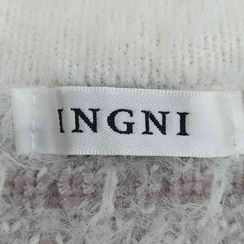 イング INGNI 25aw フェザーツイードニットカーディガン レディース JPN:M