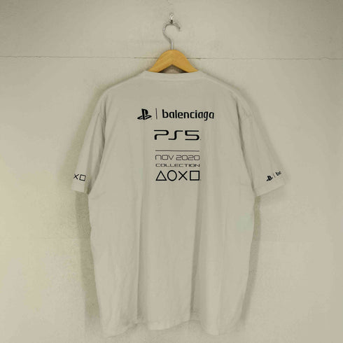 バレンシアガ BALENCIAGA ロゴプリントオーバーサイズTシャツ メンズ S