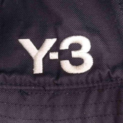 ワイスリー Y-3 ロゴ 刺繍 レザー リバーシブル バケット ハット メンズ