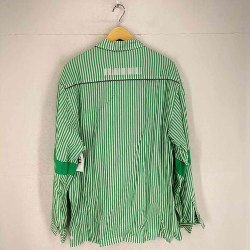 overprint 2ポケットストライプシャツ メンズ XL