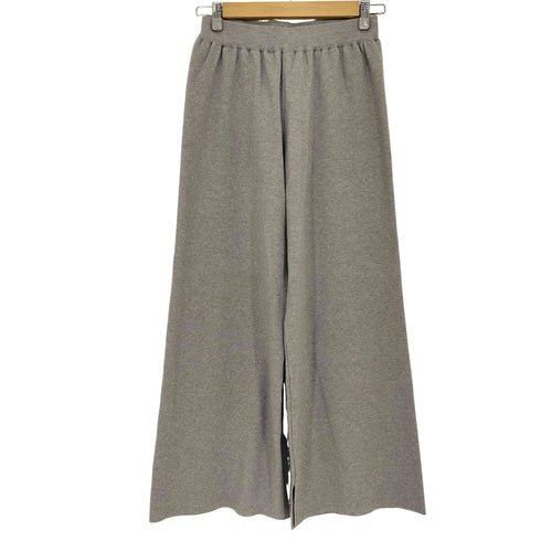 ドゥドゥ DouDou 24ss スリットニットパンツ レディース FREE