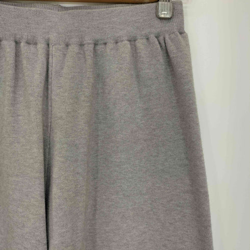 ドゥドゥ DouDou 24ss スリットニットパンツ レディース FREE