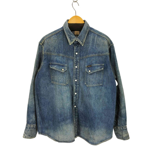 ヤヌーク YANUK 日本製 ウエスタンデニムシャツ メンズ import:L