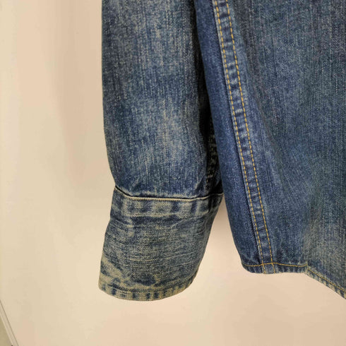 ヤヌーク YANUK 日本製 ウエスタンデニムシャツ メンズ import:L