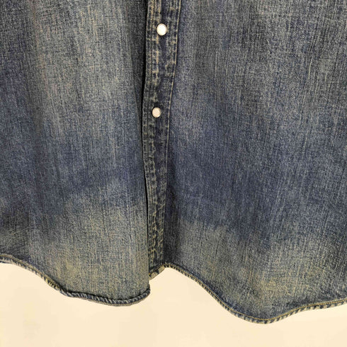 ヤヌーク YANUK 日本製 ウエスタンデニムシャツ メンズ import:L